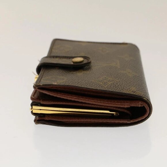 LOUIS VUITTON Monogram Porte Monnaie Billets Viennois Wallet M61663 Auth 50459 - Picture 6 of 14